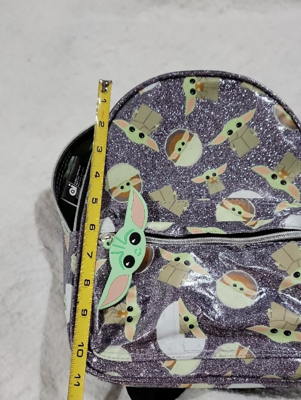 Star Wars Silver Glitter  Child Mini Backpack NWOT Cute